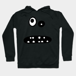 Crazy cute face illustration Hoodie